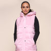 Longline Panelled Puffer Gilet
