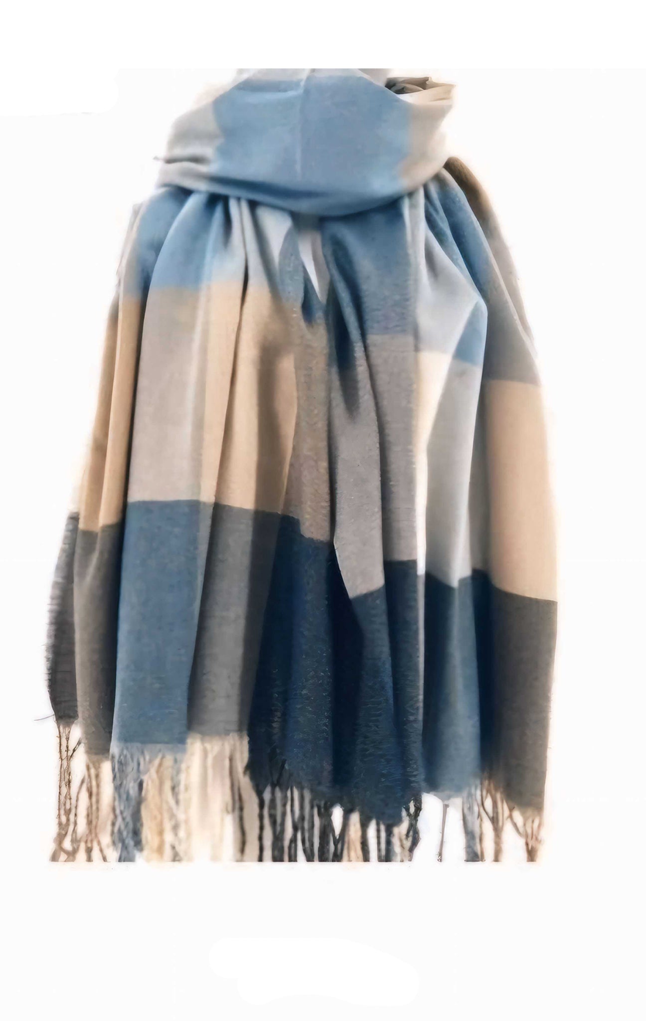 Checked Viscose Scarf
