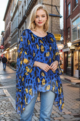 Leopard Print Tunic Top
