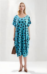 2 Pocket Polka Dot Dress