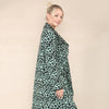 Long Knitted Leopard Pattern Cardigan