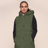 Longline Panelled Puffer Gilet