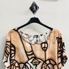 New Face Printed Top