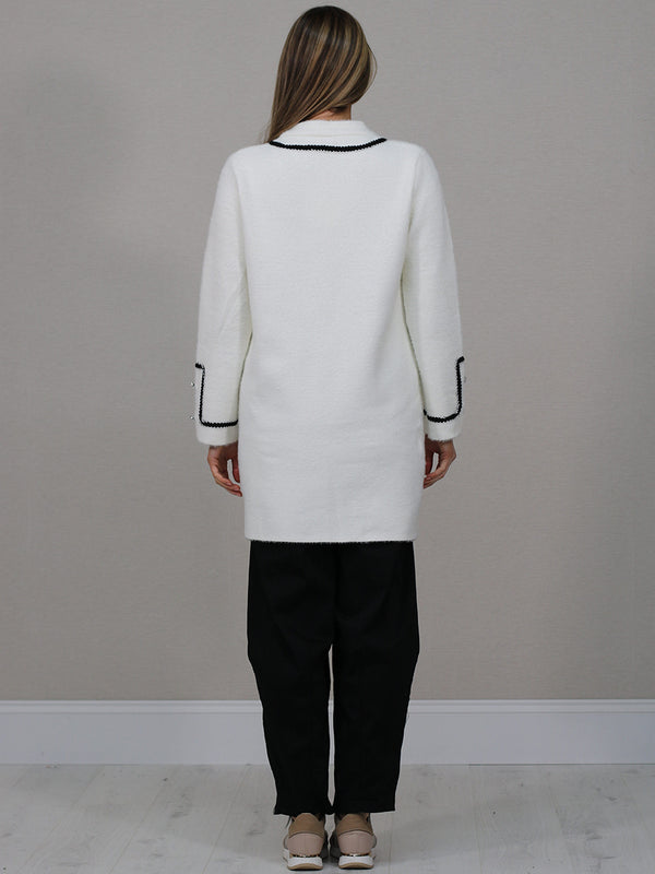 Classic Contrast Plush Coat