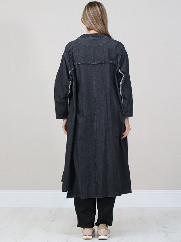 Chalk Frida Front Pocket Denim Jacket