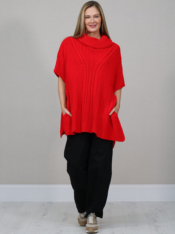 Scarlet Luxe Plus Size Wrap Knit