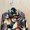 Flower Print Double Brust with Lining Coat