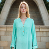 Mandarin Collar Tunic Shirt