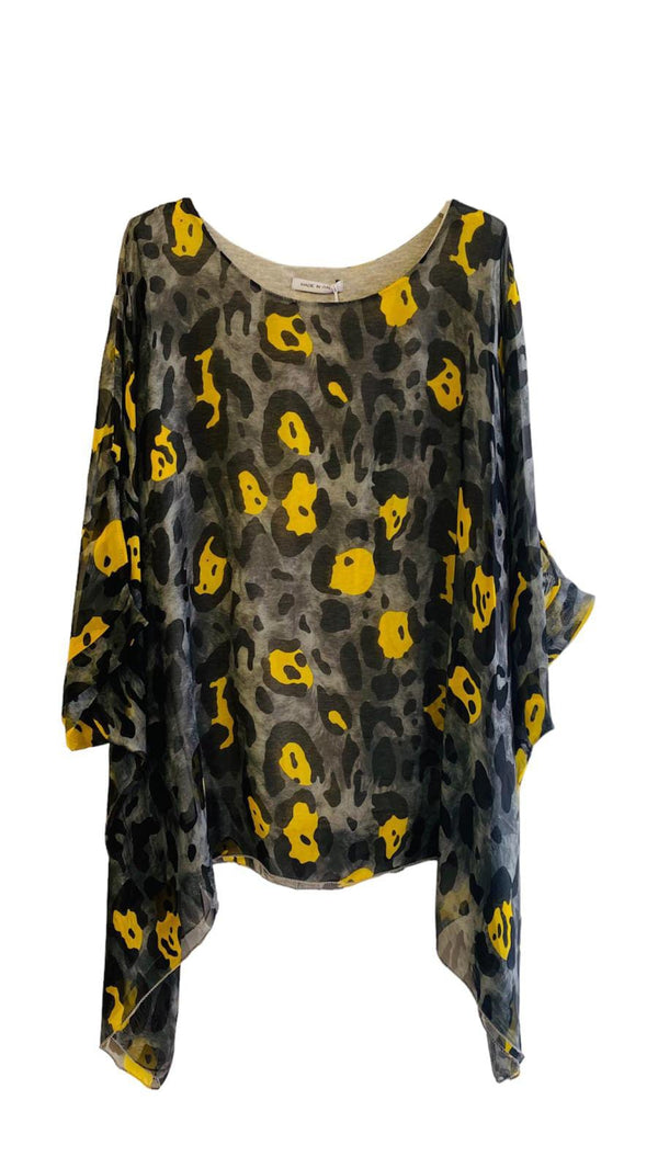 Leopard Print Tunic Top