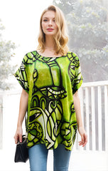 New Face Printed Top