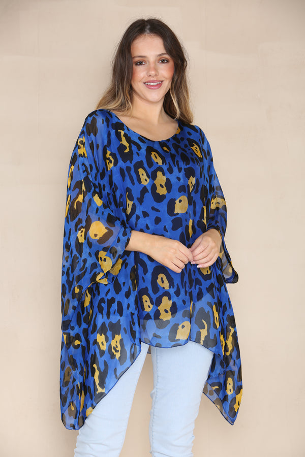 Leopard Print Tunic Top