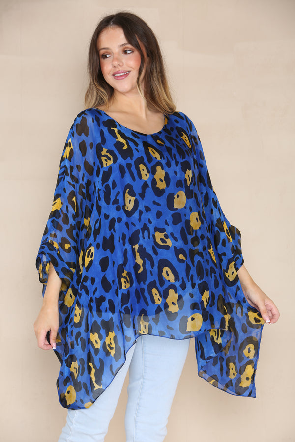 Leopard Print Tunic Top