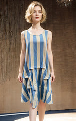 Striped Midi Dress