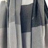 Checked Grey Viscose Scarf