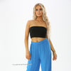 Elastic Waist Wide Leg Trousers