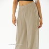 Elastic Waist Wide Leg Trousers