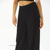 Elastic Waist Wide Leg Trousers