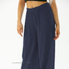 Elastic Waist Wide Leg Trousers