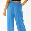 Elastic Waist Wide Leg Trousers