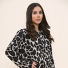 Leopard Print Button Up Blouse