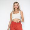 Linen Short With Buttons