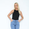 Bermuda Cotton Stretch Knot Front Shorts