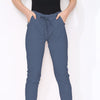 Cotton Stretch Knot Front Magic Trousers