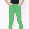 Cotton Stretch Knot Front Magic Trousers