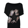 Linin Sequin Star Paint T-shirt
