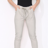 Cotton Stretch Knot Front Magic Trousers