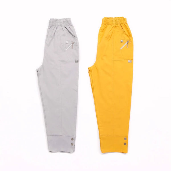 Cherry Berry Soft Stretch Trouser 3/4 Length Pack Of 11