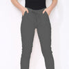 Cotton Stretch Knot Front Magic Trousers