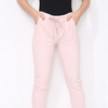 Cotton Stretch Knot Front Magic Trousers