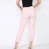 Cotton Stretch Knot Front Magic Trousers