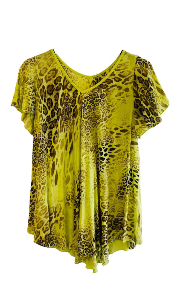 New Leopard Printed Fancy Top