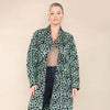 Long Knitted Leopard Pattern Cardigan