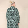 Long Knitted Leopard Pattern Cardigan