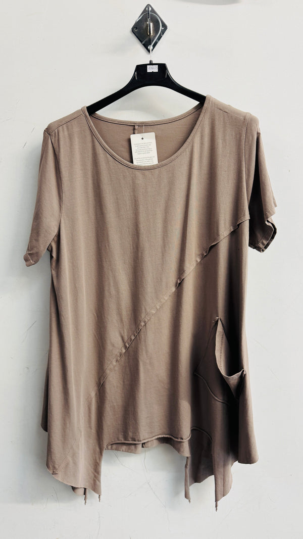 Single Pocket Tunic Top