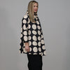 Italian Polka Dot Woolen Coat