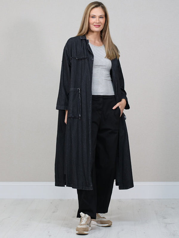 Chalk Frida Front Pocket Denim Jacket