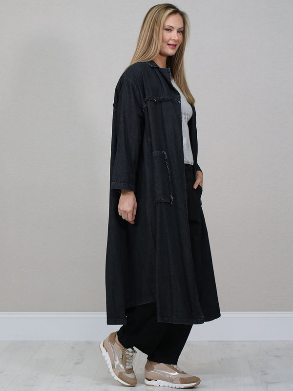 Chalk Frida Front Pocket Denim Jacket