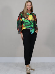 Abstract Bomber Jacket