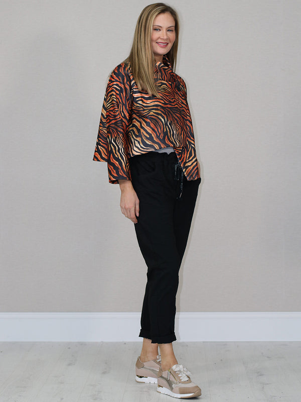 Crimson Vibe Statement Jacket