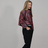 Crimson Vibe Statement Jacket