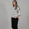 Studio Luxe Grid Knit Top