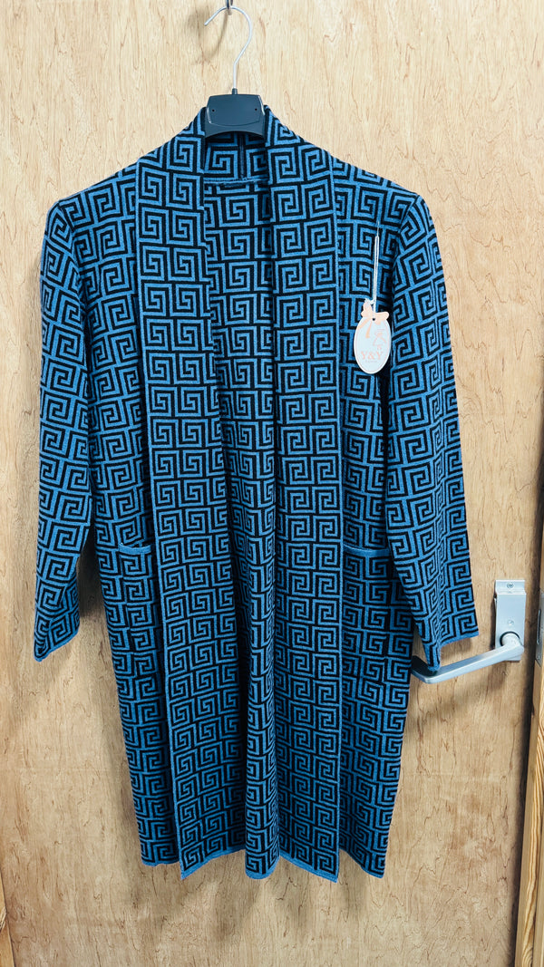 Aztec Print 2 Pocket Cardigan