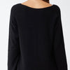 Soft as Cashmere Curved Hem Round Neck