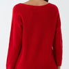 Soft as Cashmere Curved Hem Round Neck