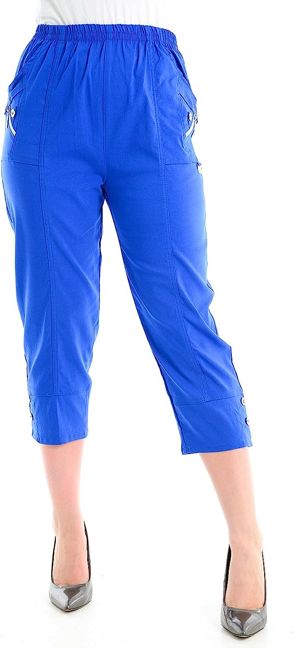 Cherry Berry Soft Stretch Trouser 3/4 Length Pack Of 11