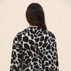 Leopard Print Button Up Blouse